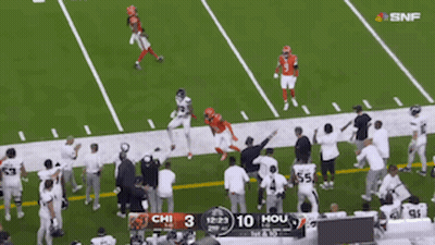 Football Game With Scoreboard Saying SNF GIF