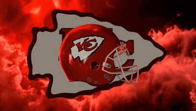 Football Helmet With KC Logo GIF