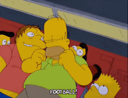 Football Homer Simpson