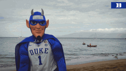 Football Mascot Duke Very Strong Muscle Hawaii GIF