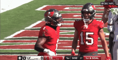 Football Player 15 Talking To Another Player GIF