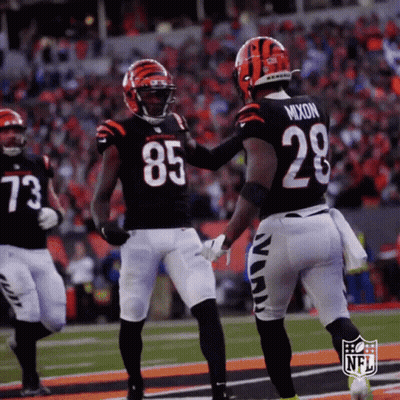 Football Player 28 Shaking Hands With Another Player GIF