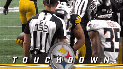 Football Player 33 Beside Referee 133 GIF