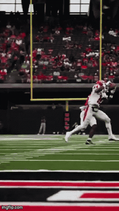Football Player 38 Being Tackled GIF