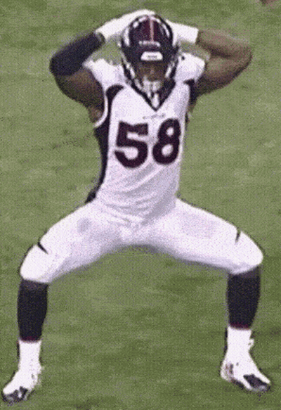 Football Player 58 Dancing On Field GIF