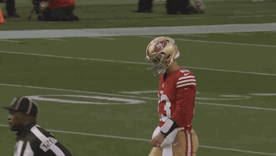 Football Player 85 Hugging Teammate GIF