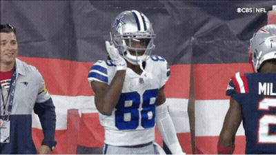 Football Player 88 Jersey American Flag GIF