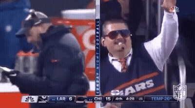Football Player Arms Outstretched White Helmet Number 31 Jersey GIF