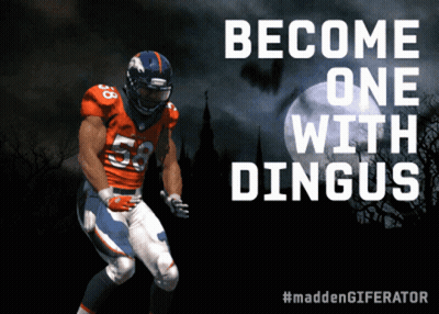 Football Player Become One With Dingus GIF