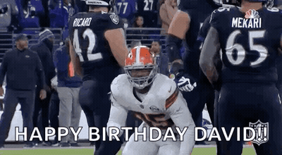 Football Player Birthday With Teammates And Fans GIF