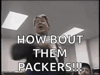 Football Player Carl Banks Tackled GIF