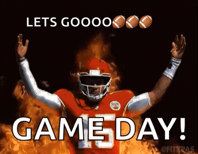 Football Player Celebrating Game Day GIF