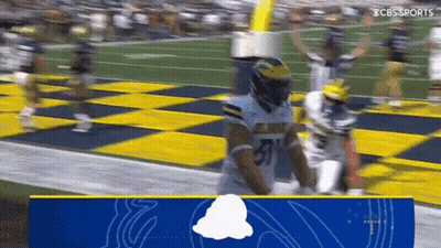 Football Player Celebrating Touchdown GIF