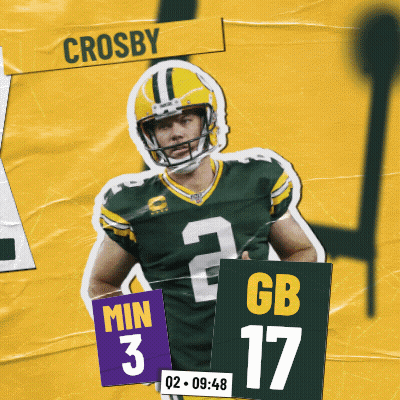 Football Player Crosby Holding Sign Min 3 GB 17 GIF