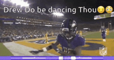 Football Player Dancing Drew Do Be Dancing Thou GIF
