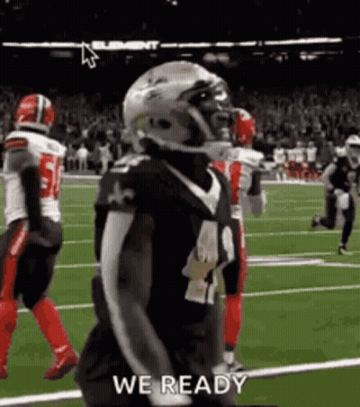Football Player Dancing Saying We Ready GIF