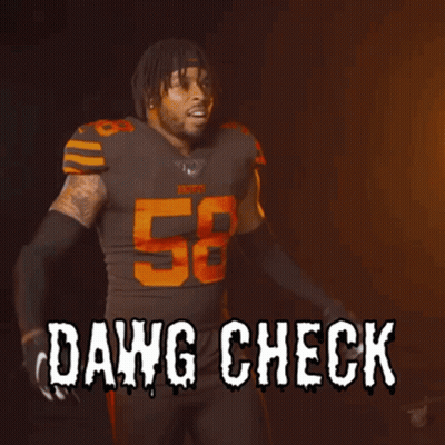 Football Player Dawg Check Dark Room GIF