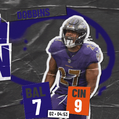 Football Player Dobbins Jersey GIF