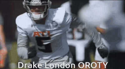 Football Player Drake London OROTY GIF