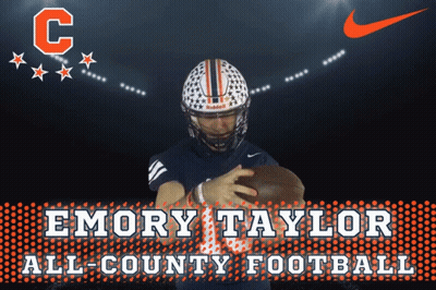 Football Player Emory Taylor Holding Ball GIF