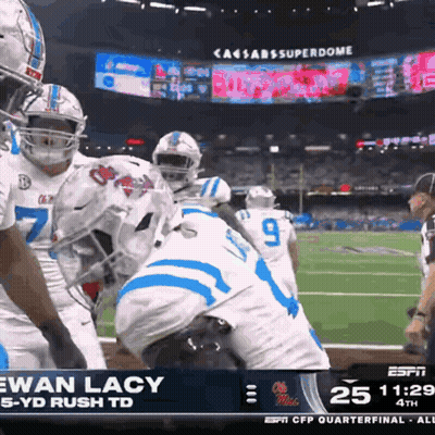 Football Player Evan Lacy On Field GIF
