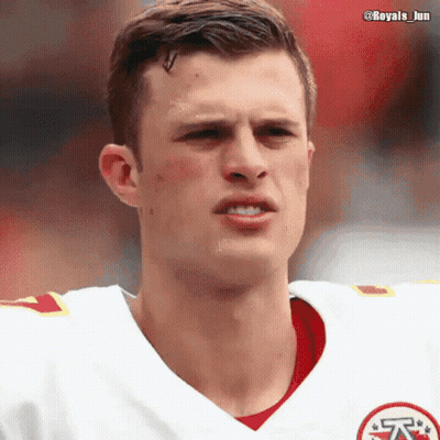Football Player Face With Royals GIF