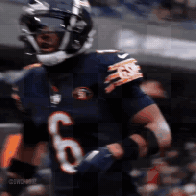 Football Player Helmet Number 66 GIF