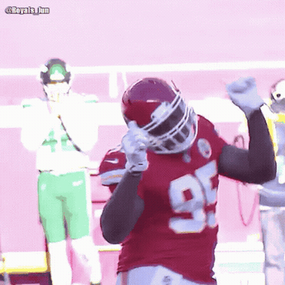 Football Player Helmet Number 93 GIF
