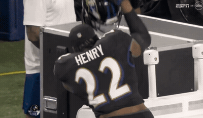Football Player Henry Number 22 GIF