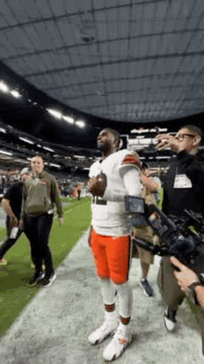 Football Player Holding Ball GIF