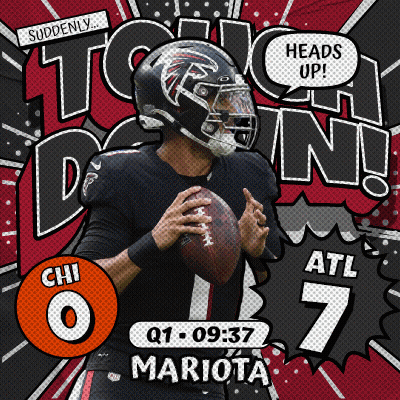 Football Player Holding Ball Saying Heads Up GIF
