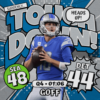 Football Player Holding Ball Saying Heads Up GIF