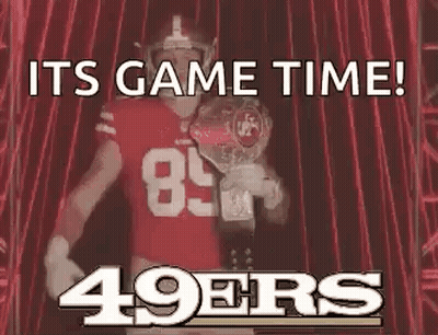 Football Player Holding Championship Trophy GIF