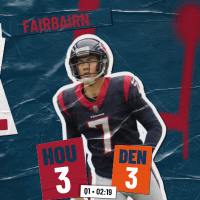 Football Player Holding Sign Hou 13 Ten 14 GIF
