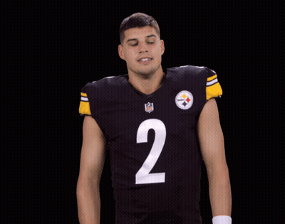 Football Player In Black Helmet Running GIF