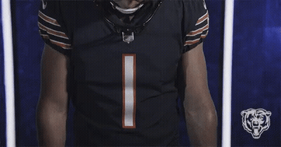 Football Player In Black Jersey Number 1 GIF