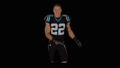 Football Player In Black Uniform Number 22 Dancing GIF