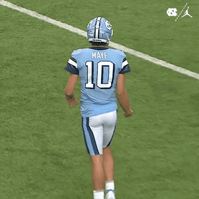 Football Player In Blue Jersey Number 10 GIF