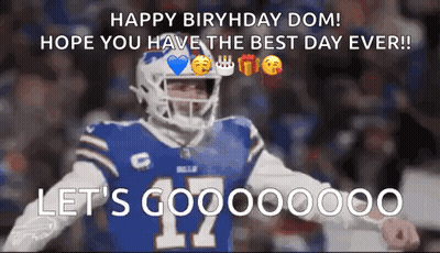 Football Player In Blue Jersey Number 17 GIF