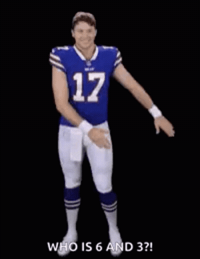 Football Player In Blue Jersey Number 17 GIF