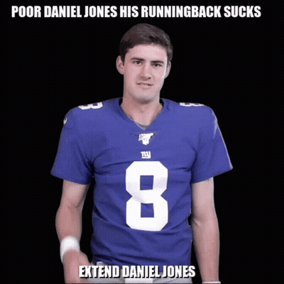 Football Player In Blue Jersey Number 8 GIF