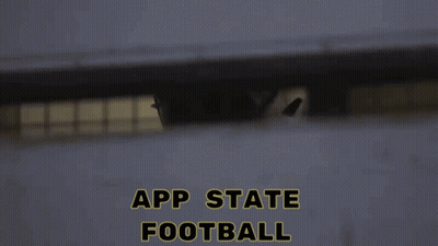 Football Player In Cage App State Football GIF