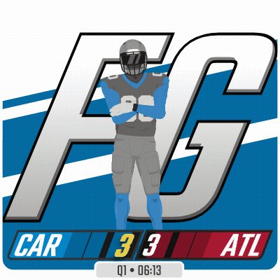 Football Player In Front Of FG Logo GIF