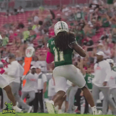 Football Player In Green Jersey Number 11 GIF