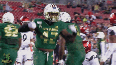 Football Player In Green Jersey Number 15 GIF