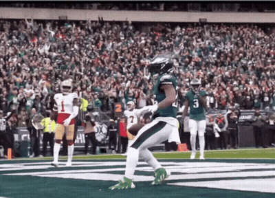 Football Player In Green Jersey Number 3 GIF