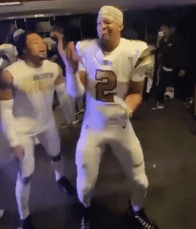 Football Player In Hat And Red Jersey Saying Its The Biggest GIF