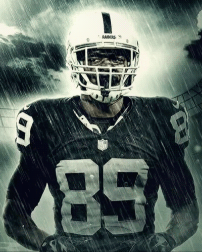 Football Player In Helmet And Jersey Number 85 GIF