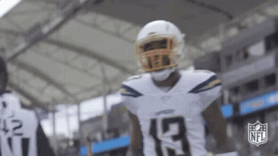 Football Player In Helmet And Number 19 Jersey In Stadium GIF
