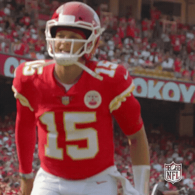 Football Player In Helmet And Red Jersey Walking On Field GIF